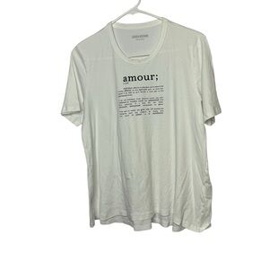 Zadig & Voltaire Amour Tee size large